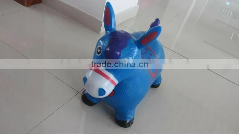 stock jump animal/pvc jumping animal/kids toy animal