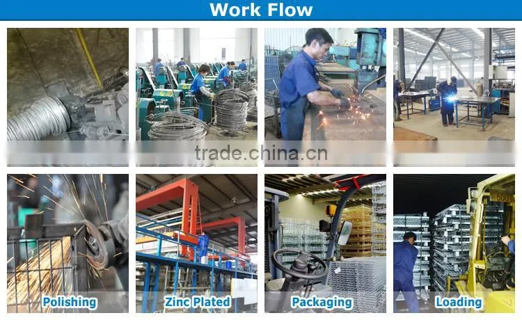 Metal wire mesh folding warehouse rolling cart