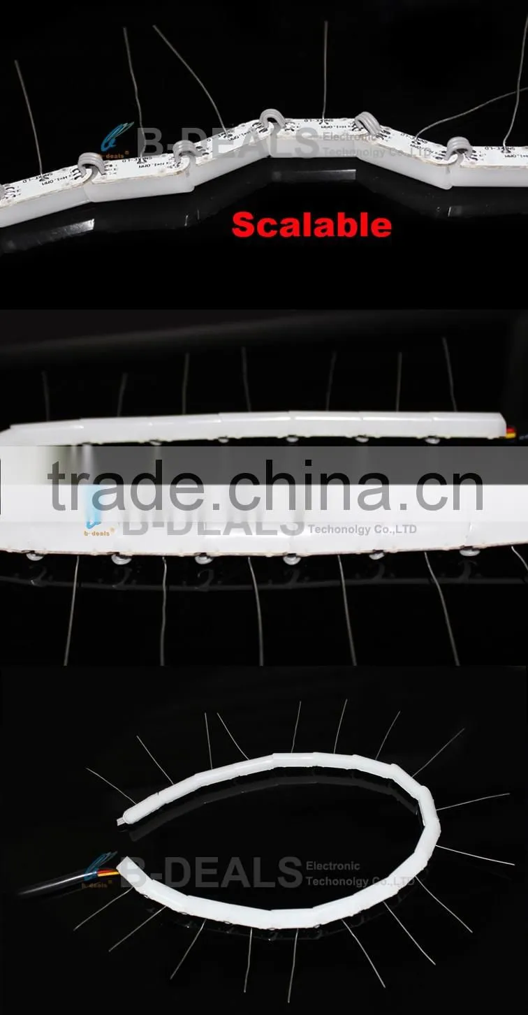 Auto drl led daytime running light tear eyes