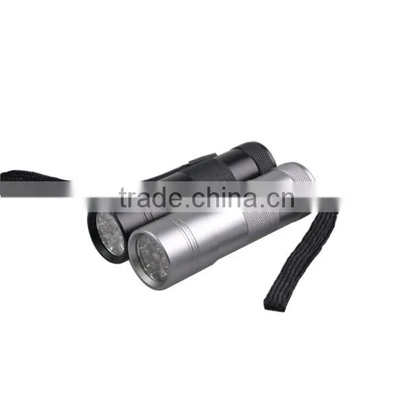 YT-7312DUV led Flashlight 390nm-395nm Wavelength 12 LED UV Flashlight