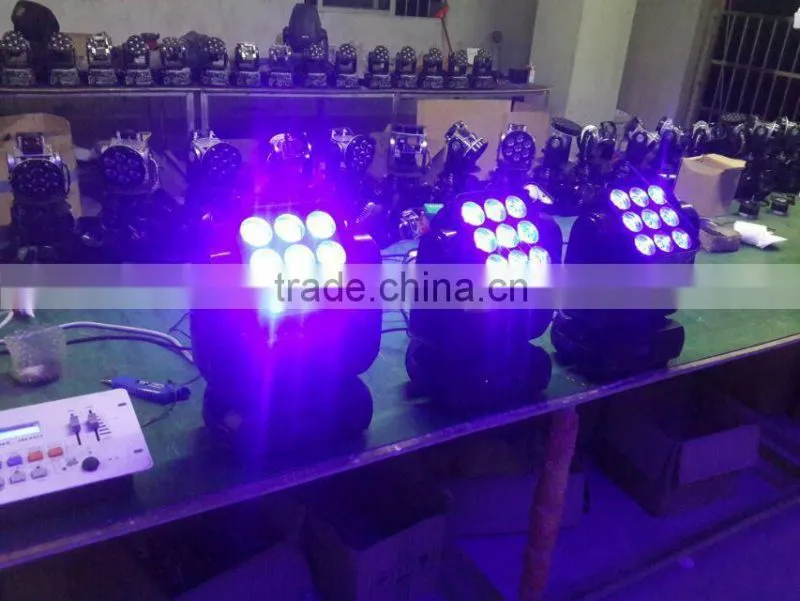 9x10w led moving head beam, led matrix beam moving head light, DJ lighting led mini beam moving head light