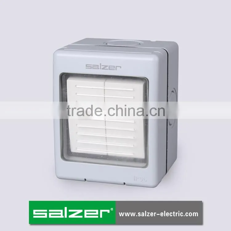 Salzer 2gang 1way waterproof switches IP56