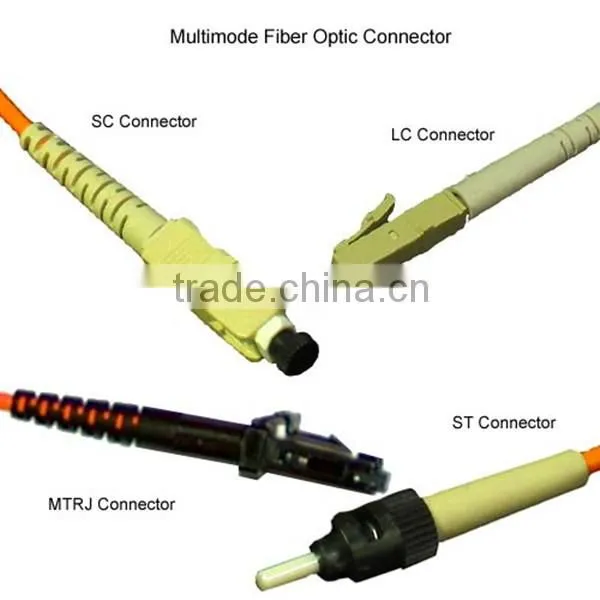 10G OM3 50/125um ST- MTRJ Multimode Duplex Fiber Optic Patch Cord