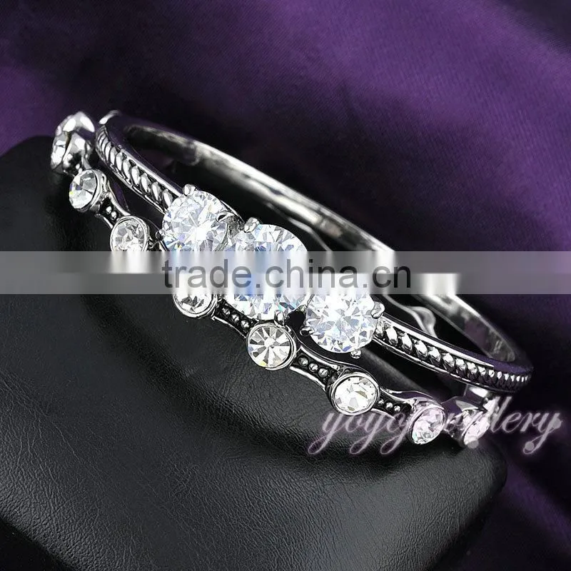 New launched australian crystal jewellery italian bracelet bangle