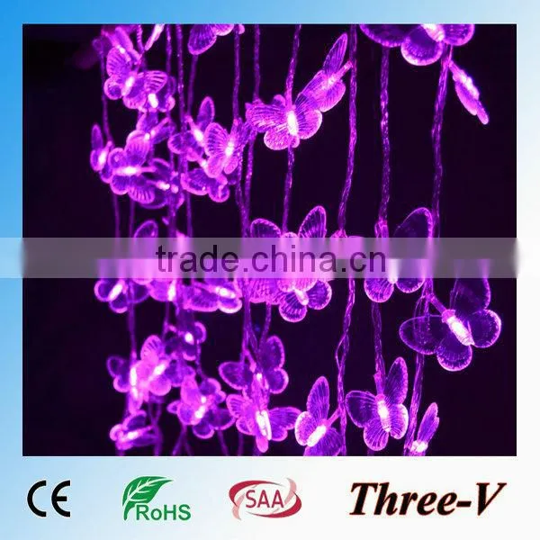 Butterfly LED Xmas lights holiday home window ceiling tree decoration string light 5M/10M 220V/110V