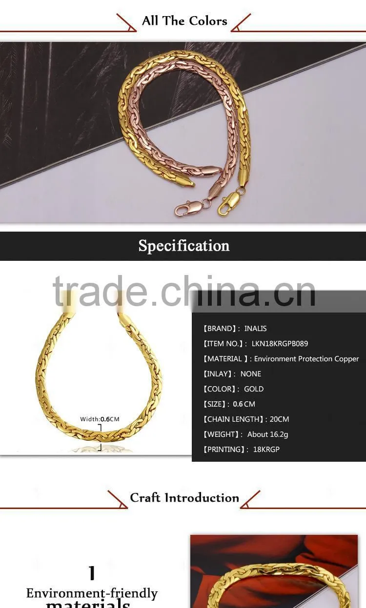 Fashion Wholesale Best Friend Gifts Gold Plated Imitation Bracelet Jewelry
