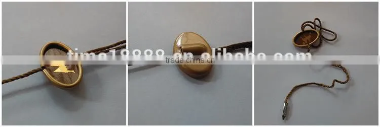 Cheap high-grade environmental protection Metal plastic seal tag/plastic string tag String Loop