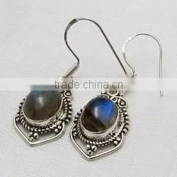 Fantastic Black Onyx 925 Sterling Silver Oval Shape Earring, Unique Silver Jewelry, Silver Jewelry
