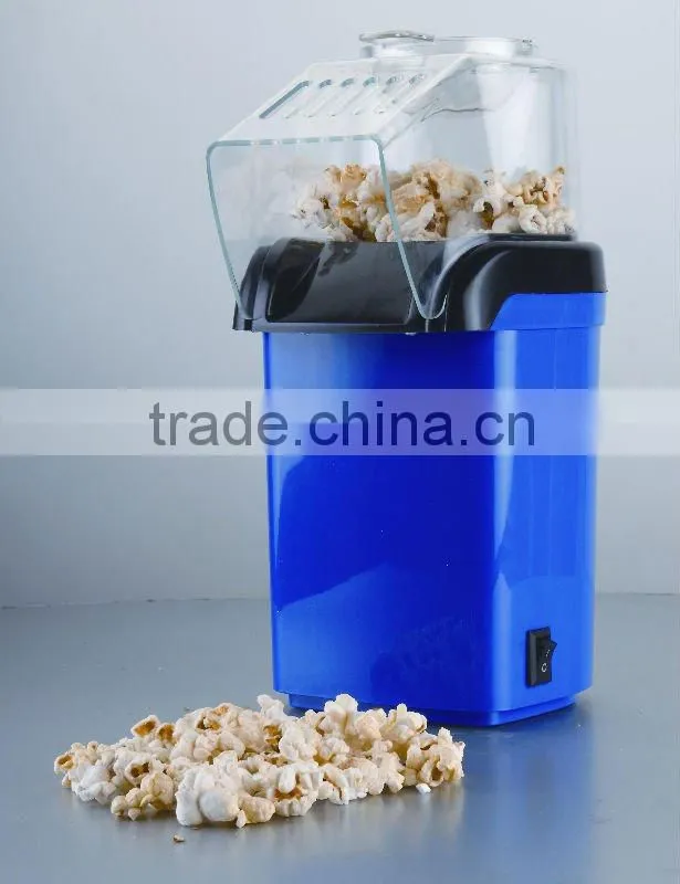 1200W 60g Hot Air Popcorn Maker With ETL For Home Use PCM-02