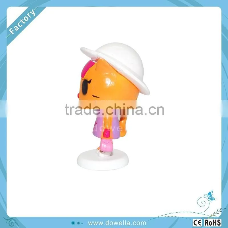 cute mini PVC cartoon kitty figurine collective baby toy