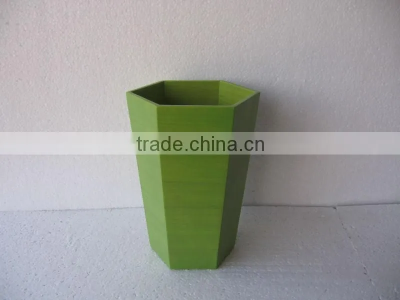 Laminated bamboo tube