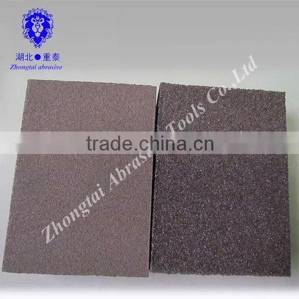 OEM China trapezoid abrasive sanding sponge,/sanding block