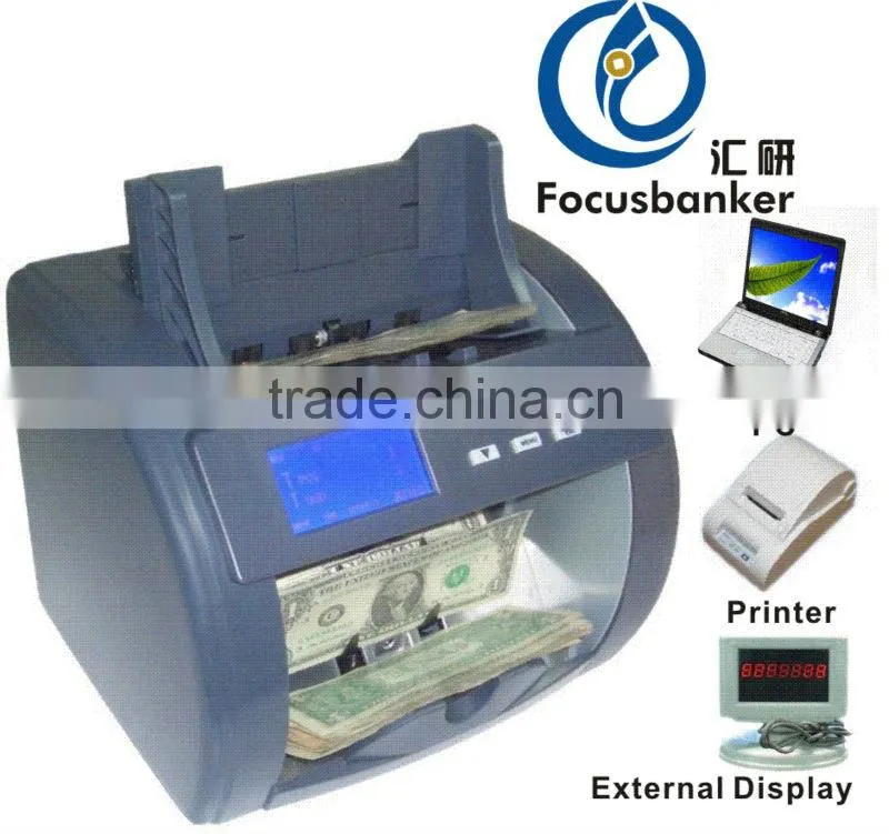 Intelligent Cash Sorter Money Detector Mix Value Discriminator for Kuwaiti dinar Notes Counter Bill Detector for KWD