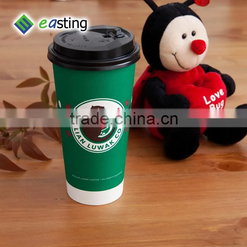 china factory 16oz 8oz rripple wallpaper cups with ps lid