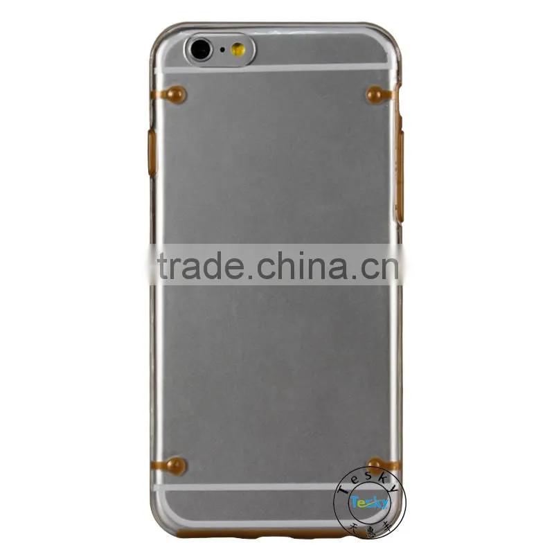 tpu transparent clear back cover for iphone 6