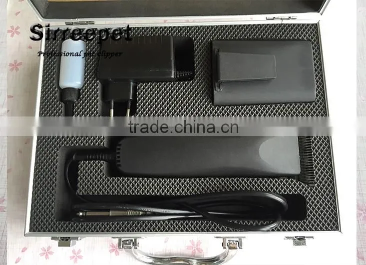 80W Professional 2-speed cordless rechargeable lady electric horse clipper with 10w 70mm wide blade