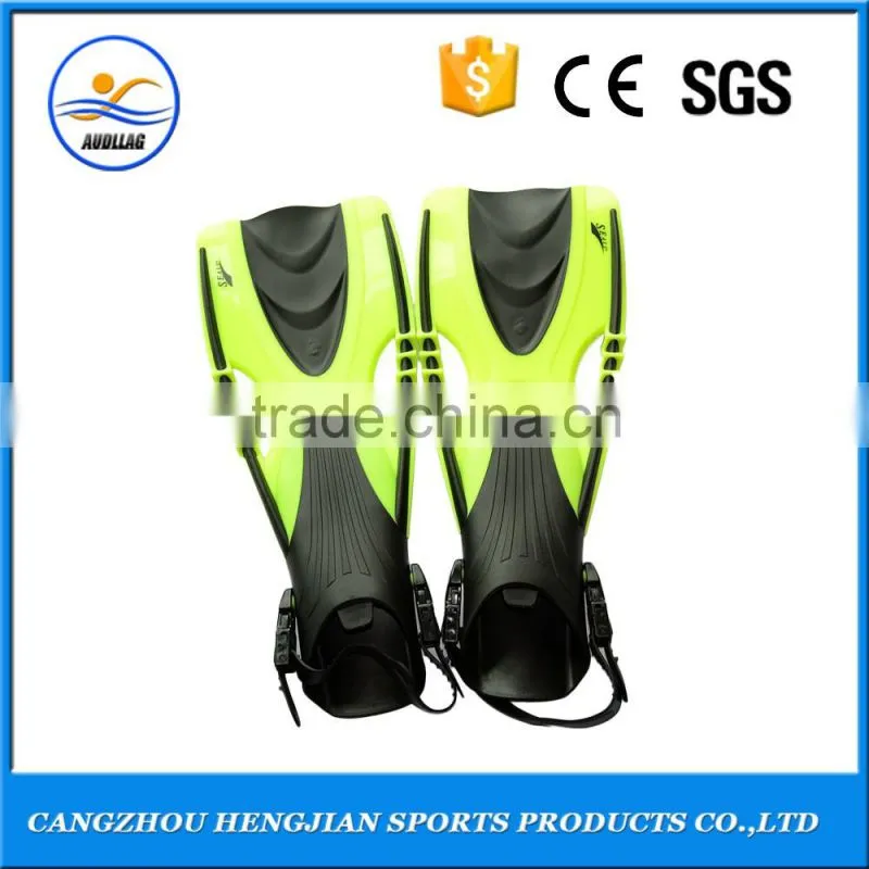 Colorful swimming diving scuba fins