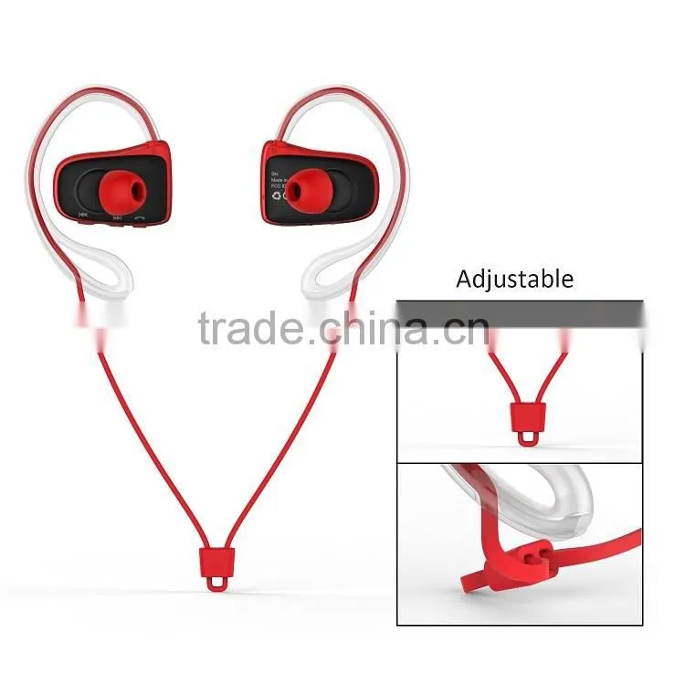 Sports stereo wireless bluetooth headset waterproof necklace bluetooth stereo headset bluetooth neckband stereo headset