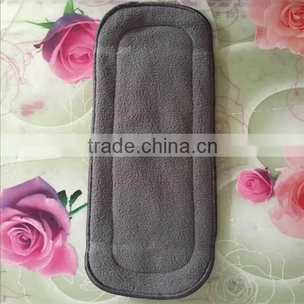 Naturally Cloth Diaper Inserts 5 Layer Charcoal Bamboo Reusable Liners for Cloth Diapers