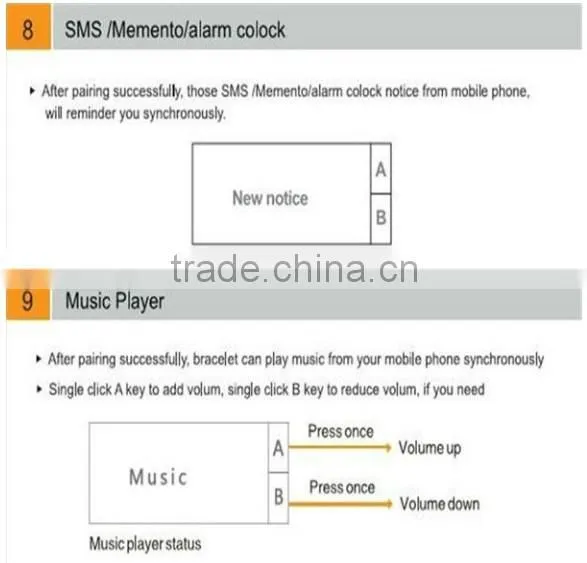 bluetooth smart watch for mobile phone