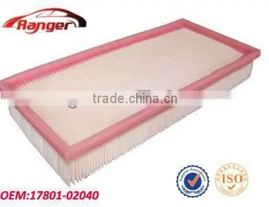 17801-02040 TOYOTA High efficiency high quality air filter