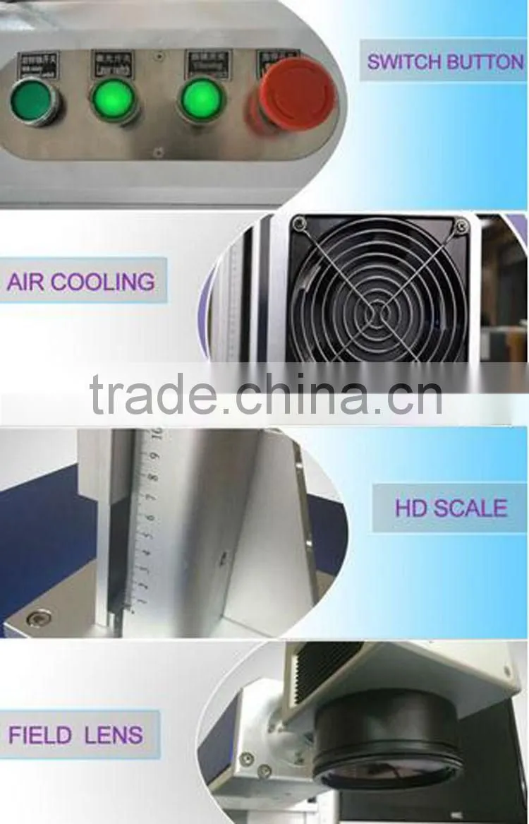 2016 fiber laser marking machine for metal/10w 20w fiber laser marking machine