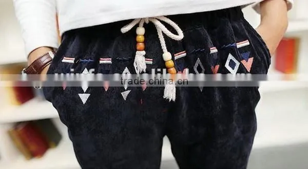 Cheap classical wide hips pants casual trousers