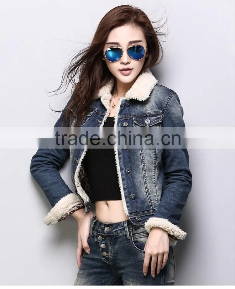 thick winter jean jacket lady sexy photo english