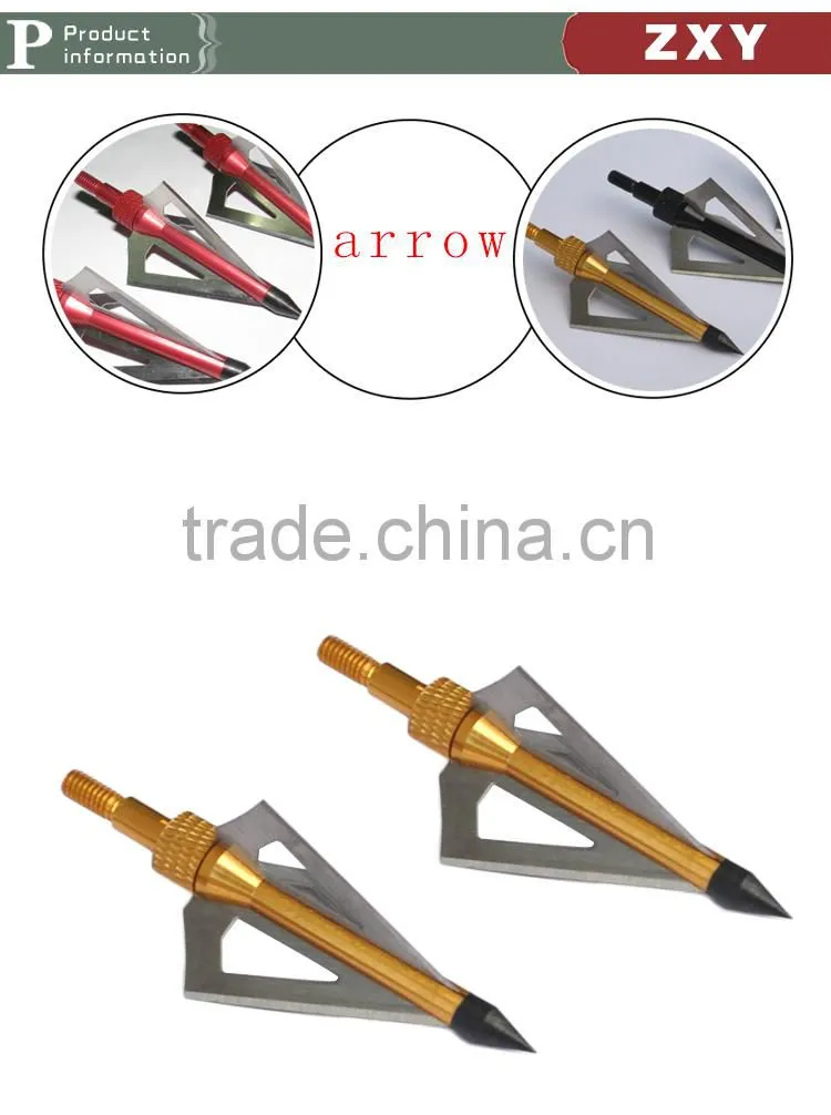 2015 Archery Wholesale Aluminum Arrow Head for hunting blue