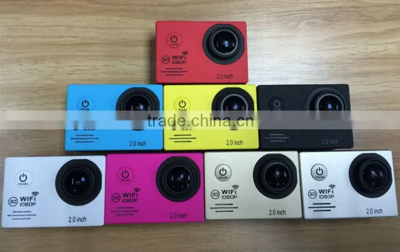 2016 High quality manufacture SJ7000 2.0 LCD Waterproof Sport Camera NT96655 1080P 30FPS WiFi Action Camcorder Car Dvrs SJ7000