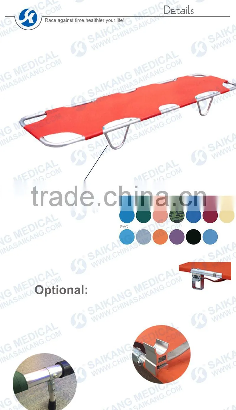 Medical Appliances Aluminum Alloy Stretcher For Emergency