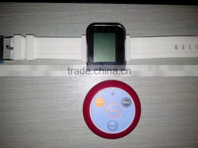 Hot selling KERUI new design watch style pager restaurant wireless ordering system