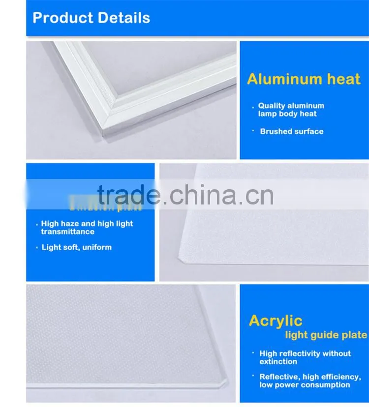 24W 300 Square 120 Pcs Ceiling-type Shenzhen LED Panel Light Housing