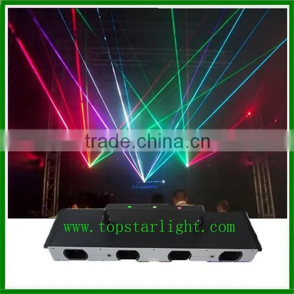 (TSB005) China market Wholesale Price 4 head RGBW color laser light used stage for sale