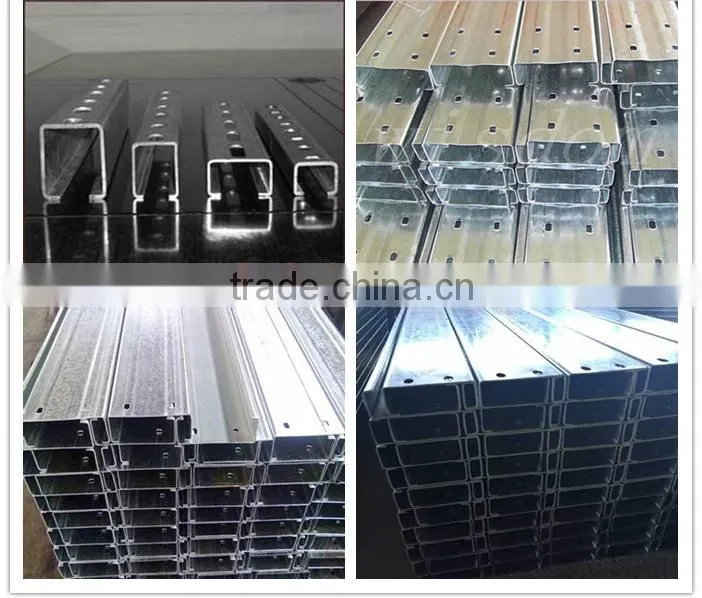 Competitive price galvanized steel c channel