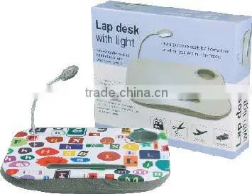 Hot selling easy to carry Mini Laptop Desk with light for girls