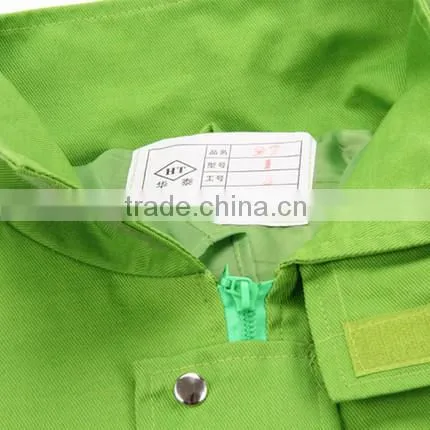 97type Green Orange Comfortable cotton kids fire suits