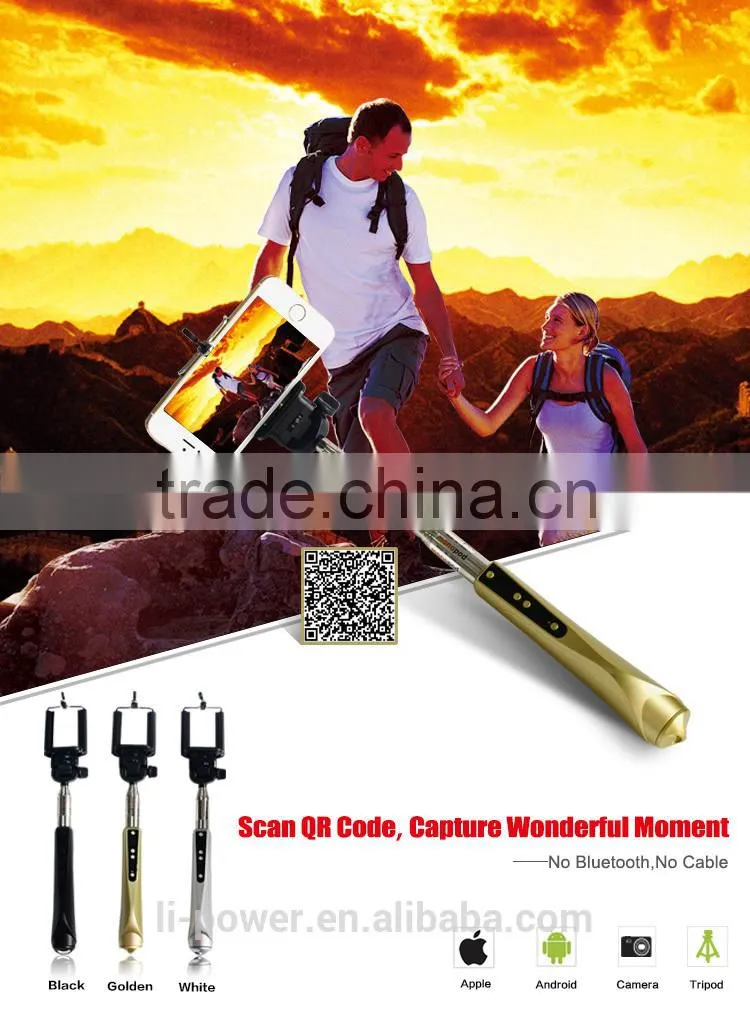 wireless Extendable Mobile Phone Selfie stick Holder