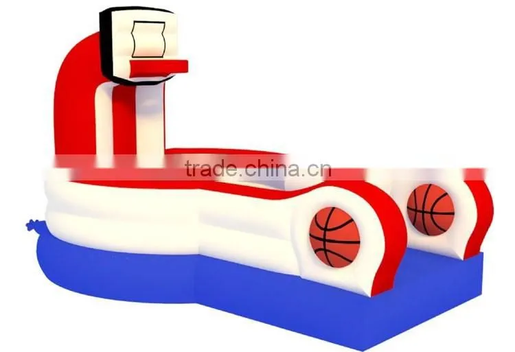 inflatable trampoline basketball hoop, inflatable slam dunk basketball game