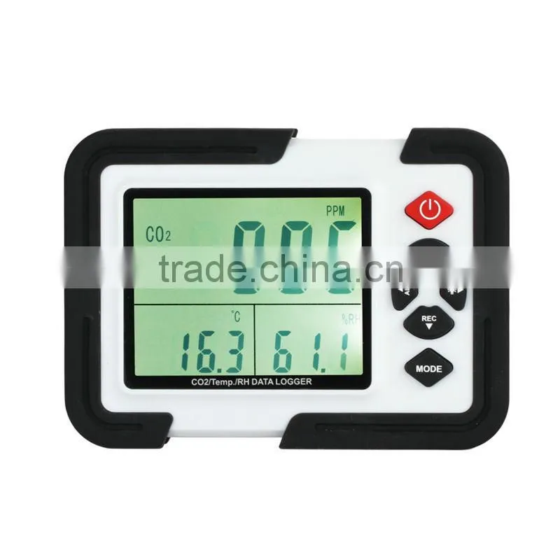 9999ppm Carbon Dioxide CO2 Air Temperature Humidity DataLogger Meter Monitor