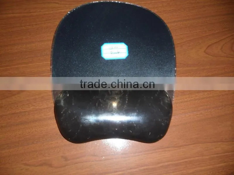 GEL wrist rest mouse pad, liquid mouse pad with floaters, promotional mouse pad with GEL wrist rest