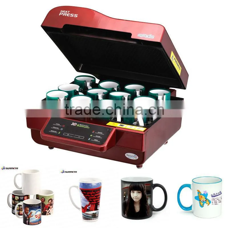 5 in 1 white Heat Press Transfer Sublimination Machine t shirting printing machine