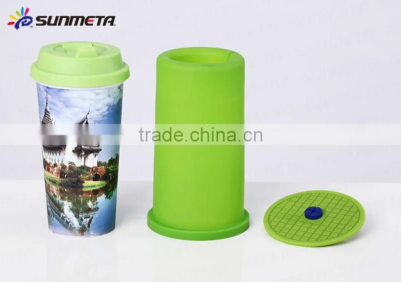 Sunmeta sublimation silicon clamp for straight cup made in china