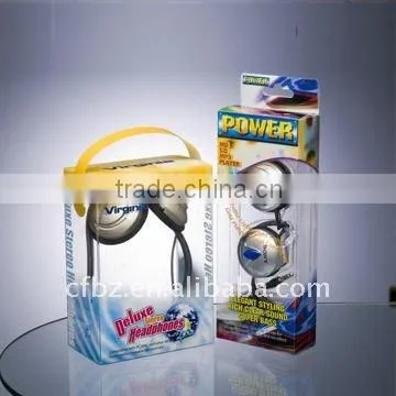 PVC earphone packaging box with hang 02