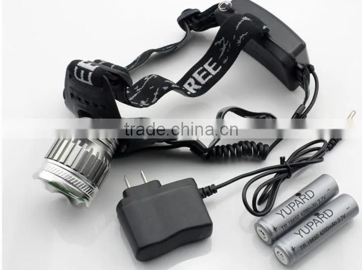 700 Lumens Aluminum Rechargeable XML T6 LED Headlamp