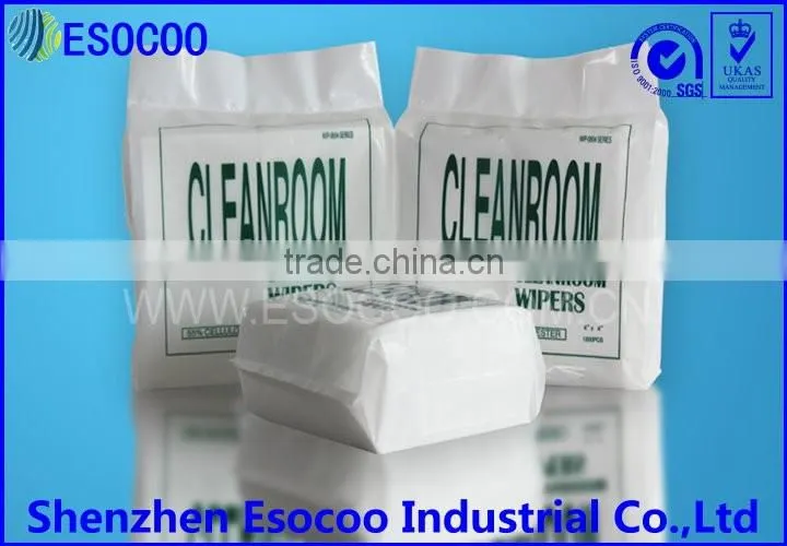 Mesh cleanroom wiper paper for LCD screen