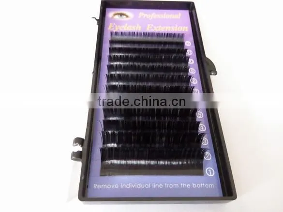 Ellipse flat eyelash extension
