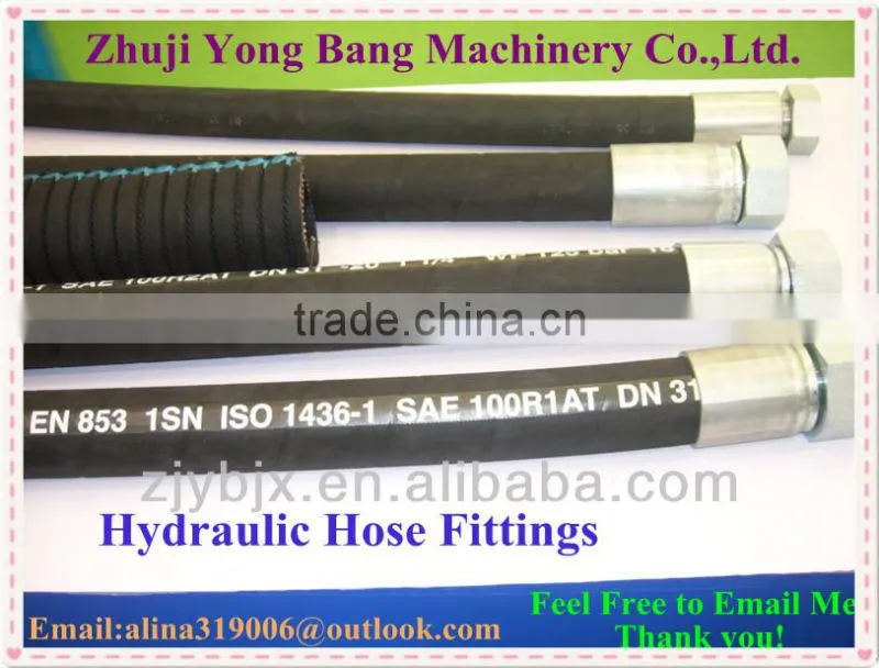 Metric hydraulic hose fittings hose crimping fittings