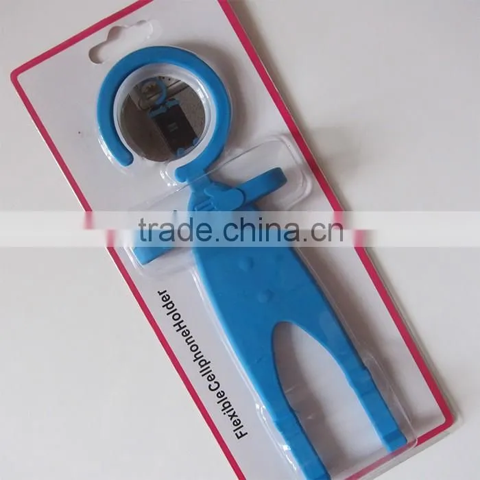 Universal Funny Silicone Flexible Cell Phone Holder Hang It On Versatile Lazy Man Holder
