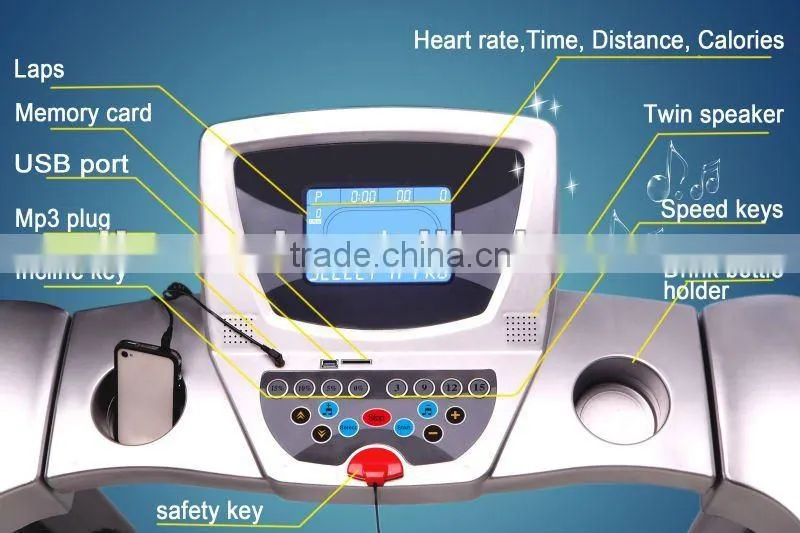 Quality manager system subject to ISO 9001 with CE Certification issued by SGS qualified treadmill usd factory directly
